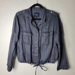 Rails Gray Star Embroidered Jacket